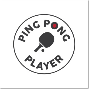 Ping Pong Player Posters and Art
